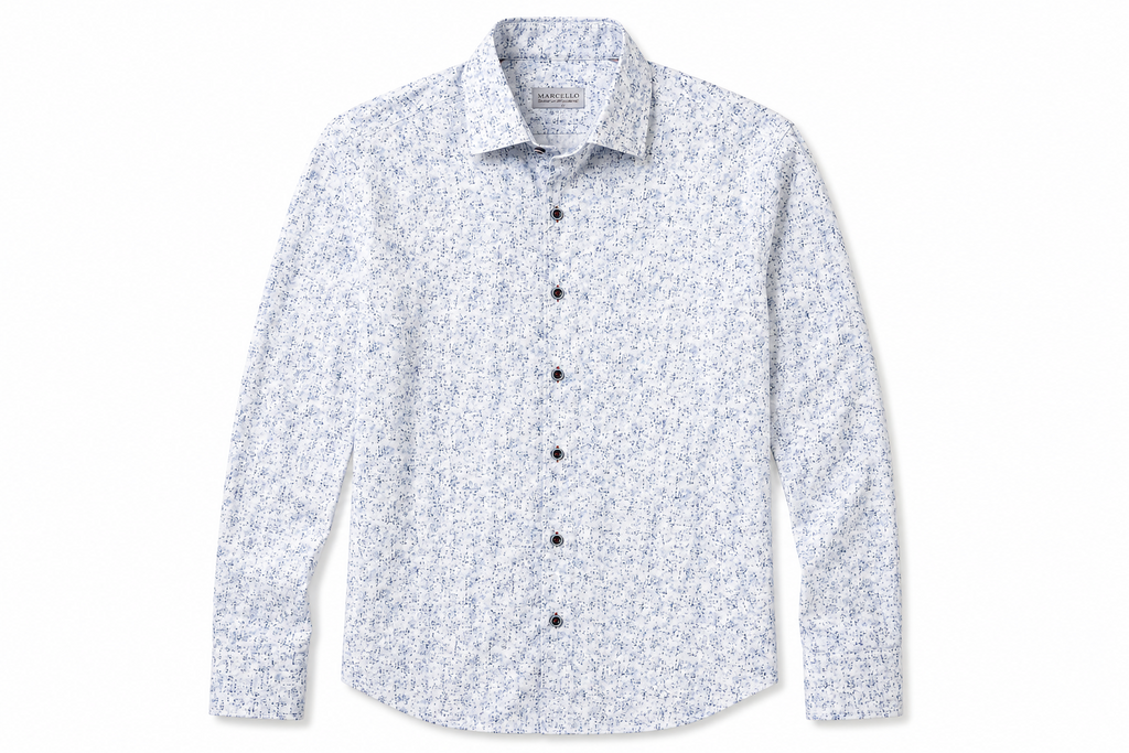 Sky Abstract Dress Shirt
