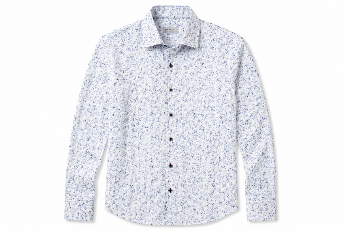 Sky Abstract Dress Shirt