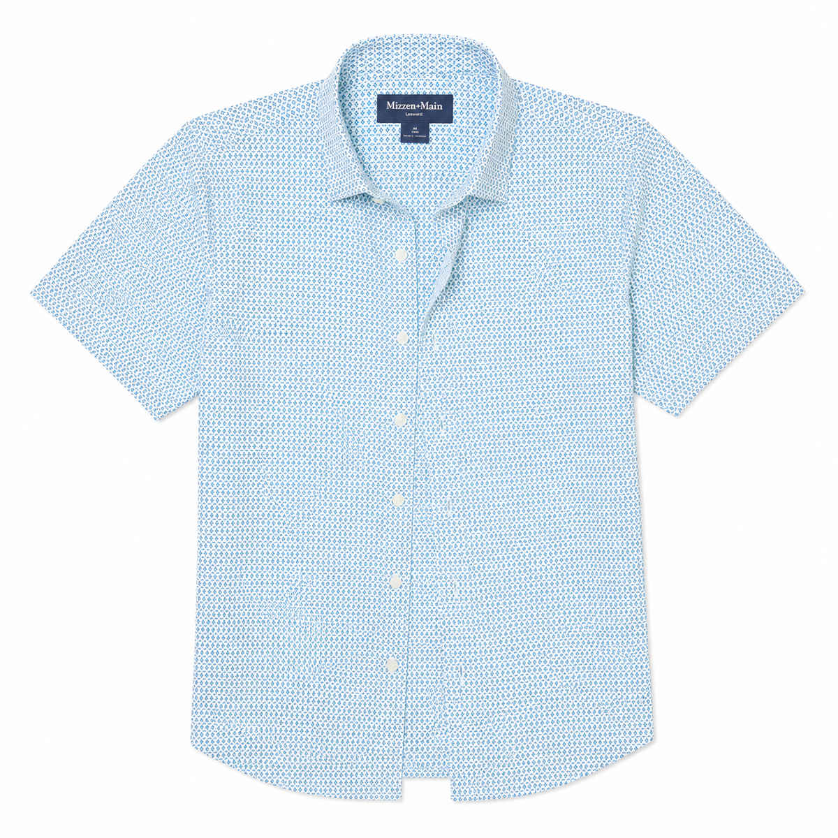 Leeward Short Sleeve - Skyline Blue Multi Diamond
