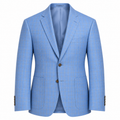 Blue/Tan Plaid Sport Coat