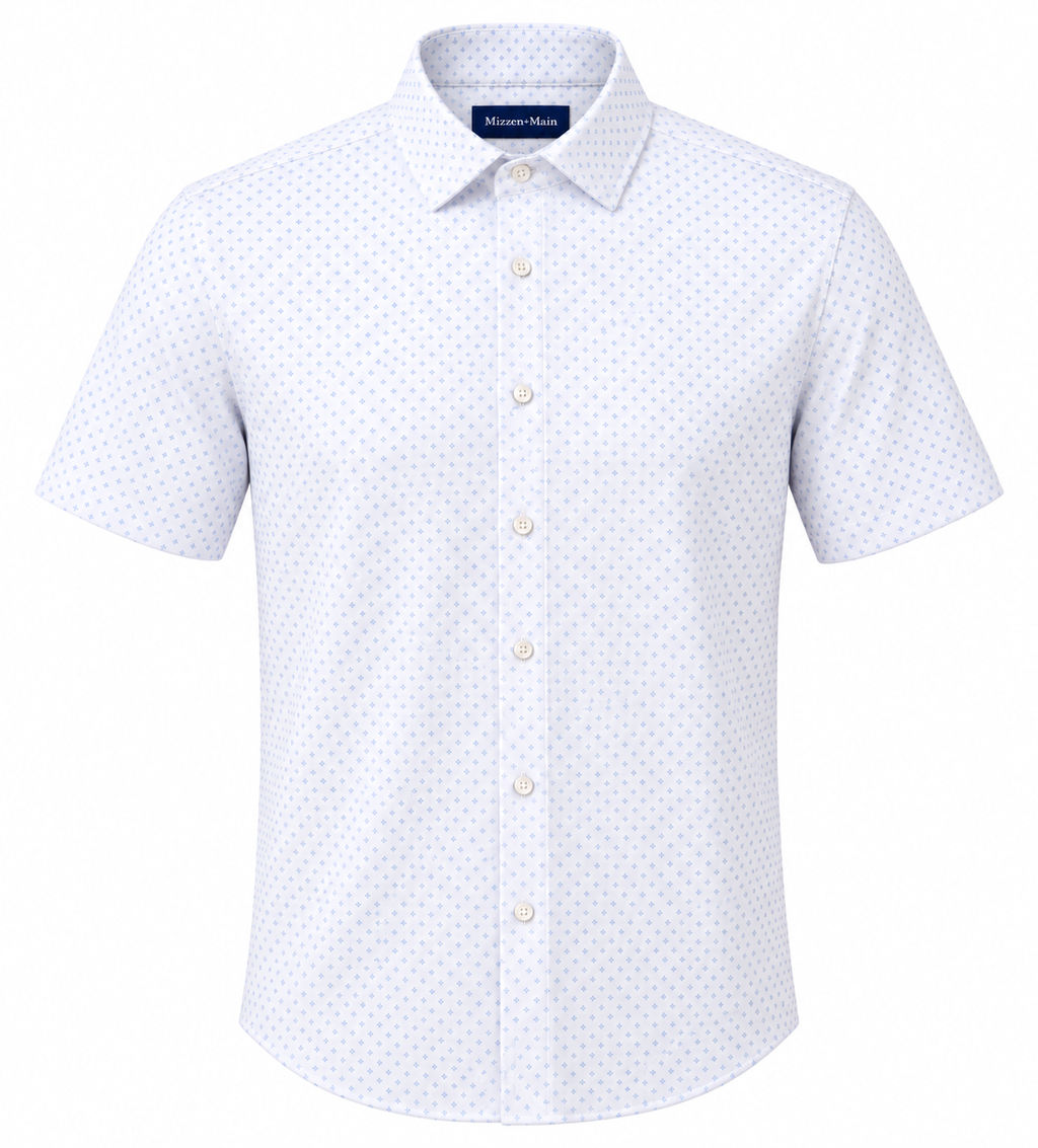 Halyard Short Sleeve - White Petal Hatch