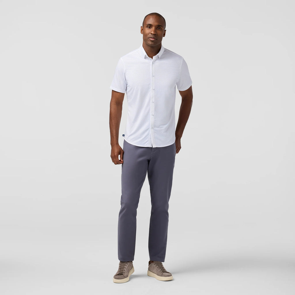 Halyard Short Sleeve - White Petal Hatch