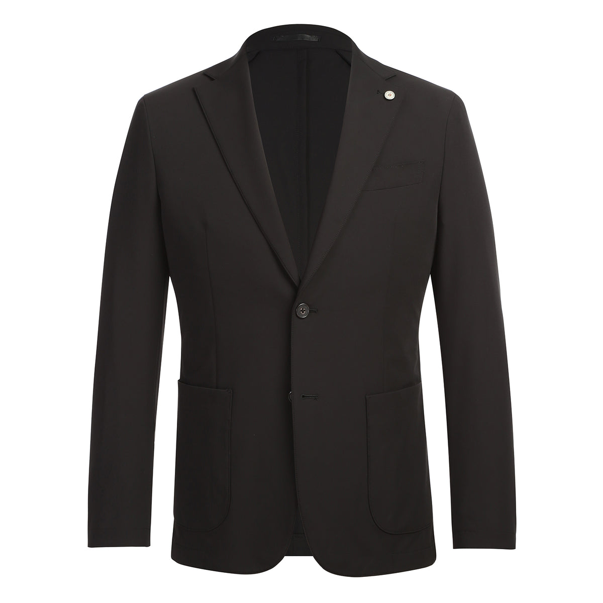 Riserva Abito Traveller Suit Jacket- Black